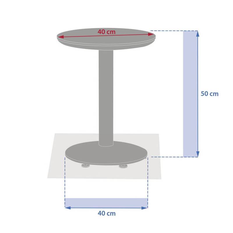 Hesperide - Table d'appoint de jardin Soletia 40x40x50cm argile - Hespéride - Image 5