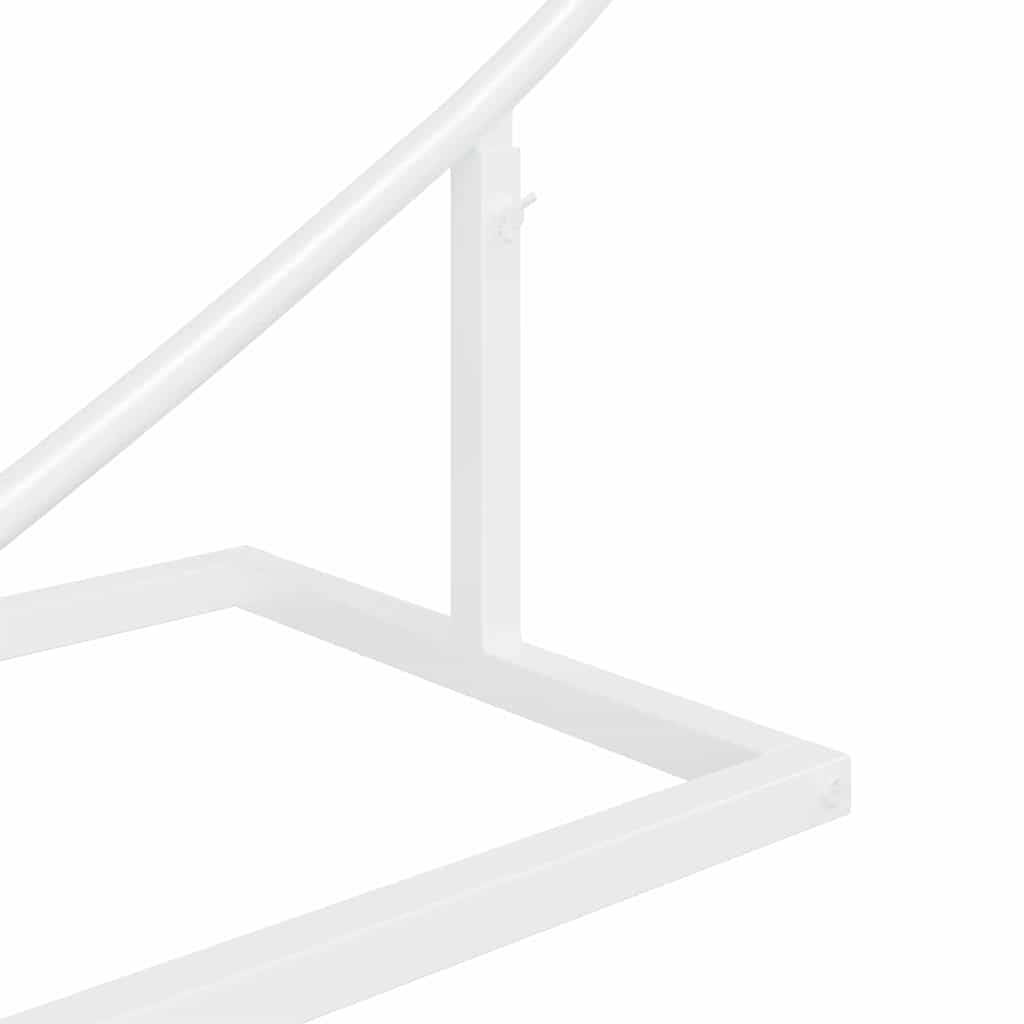 Pergola acier blanc  195 x 35 x 211 cm  - Prolenta premium p349.5 - Image 7