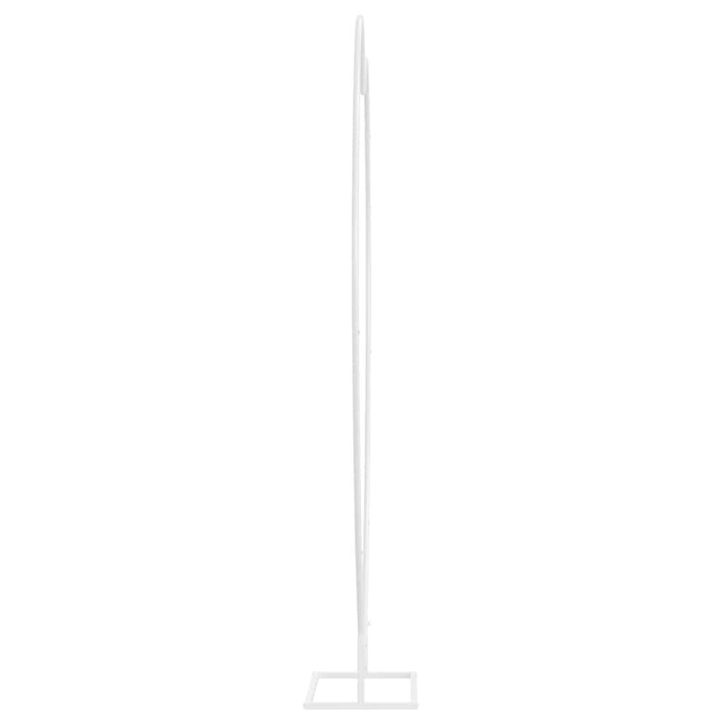 Pergola acier blanc  195 x 35 x 211 cm  - Prolenta premium p349.5 - Image 6