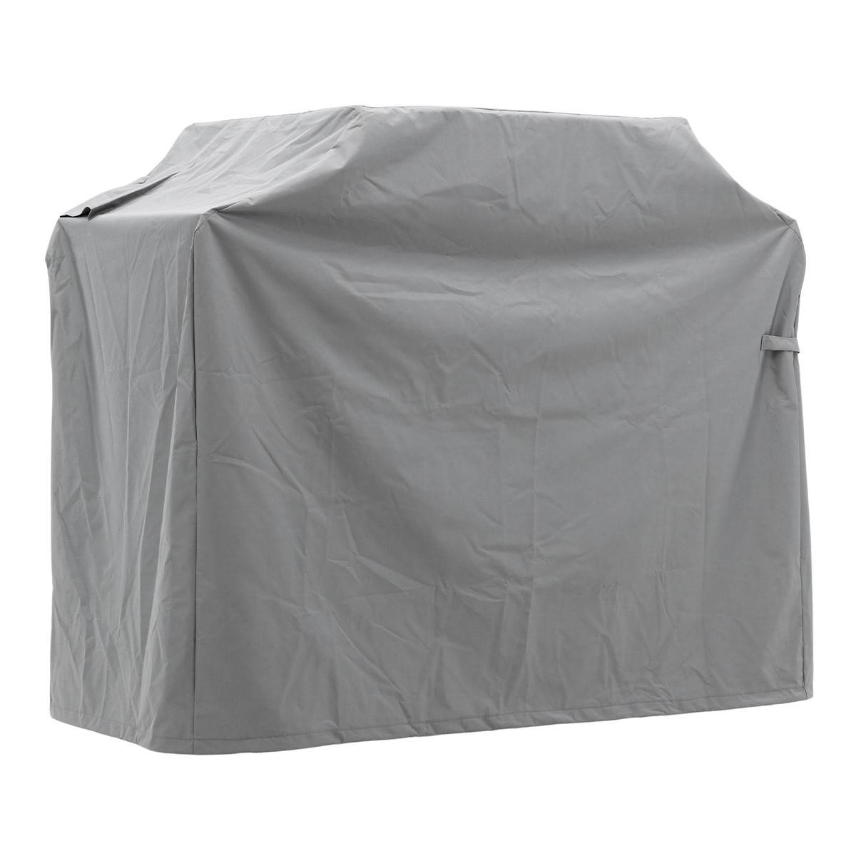 Paris Prix - Housse de Protection Barbecue "Klas" 150cm Gris