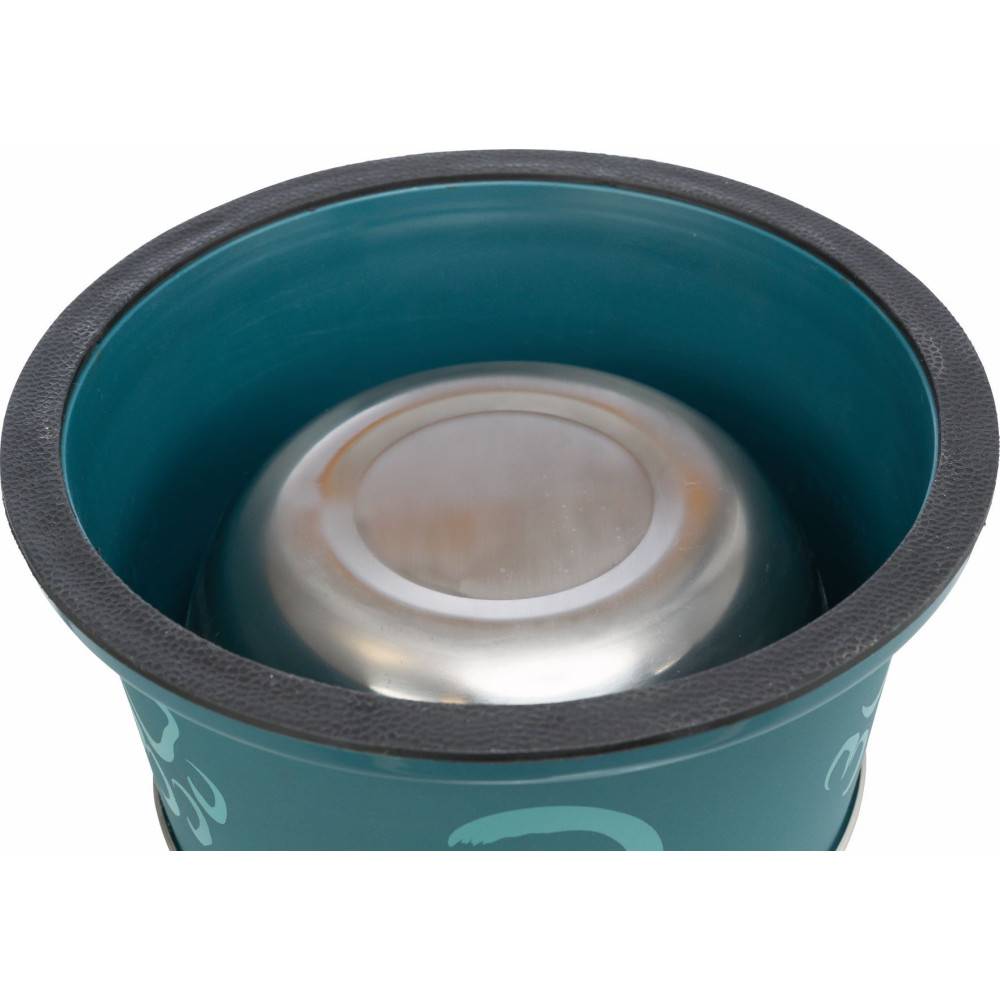 Trixie - Ecuelle 0.9 litre ø 19 cm  acier inox plastique couleur aléatoire pour chiens à longues oreilles, - Image 5