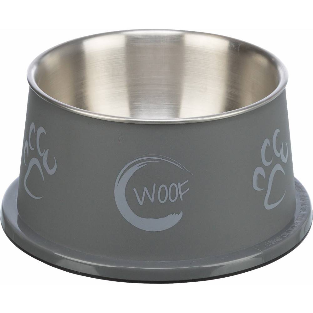 Trixie - Ecuelle 0.9 litre ø 19 cm  acier inox plastique couleur aléatoire pour chiens à longues oreilles, - Image 4