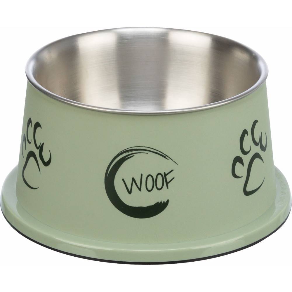 Trixie - Ecuelle 0.9 litre ø 19 cm  acier inox plastique couleur aléatoire pour chiens à longues oreilles, - Image 3