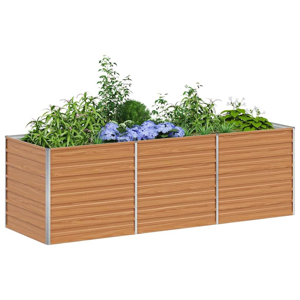 Prolenta Premium - Jardinière acier marron  240 x 80 x 77 cm  - Prolenta premium p371.7 - Image 3