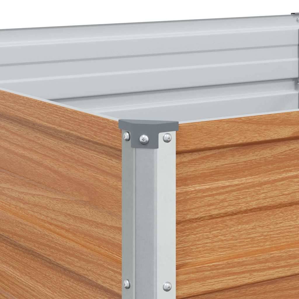 Prolenta Premium - Jardinière acier marron 240 x 80 x 77 cm - Prolenta premium p371.7 - Image 9