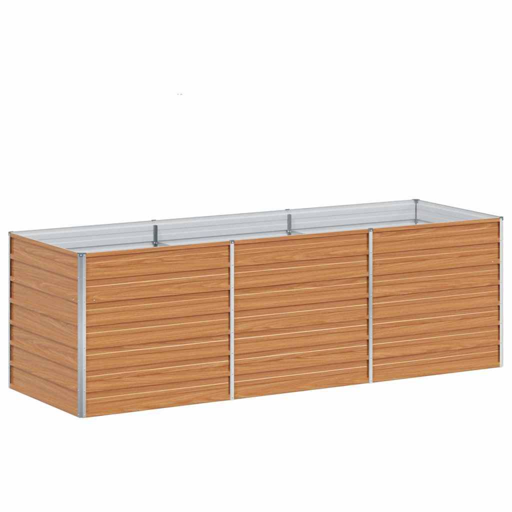 Prolenta Premium - Jardinière acier marron 240 x 80 x 77 cm - Prolenta premium p371.7 - Image 1