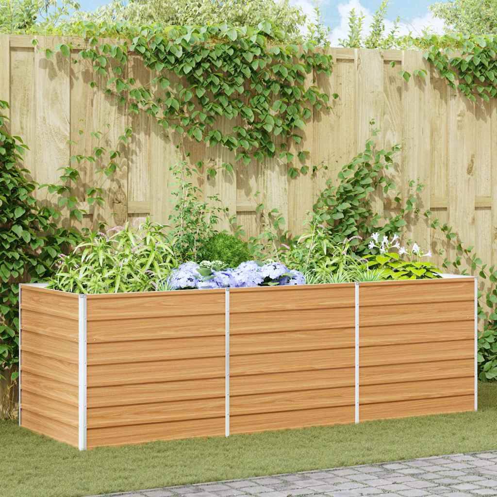 Prolenta Premium - Jardinière acier marron  240 x 80 x 77 cm  - Prolenta premium p371.7 - Image 2