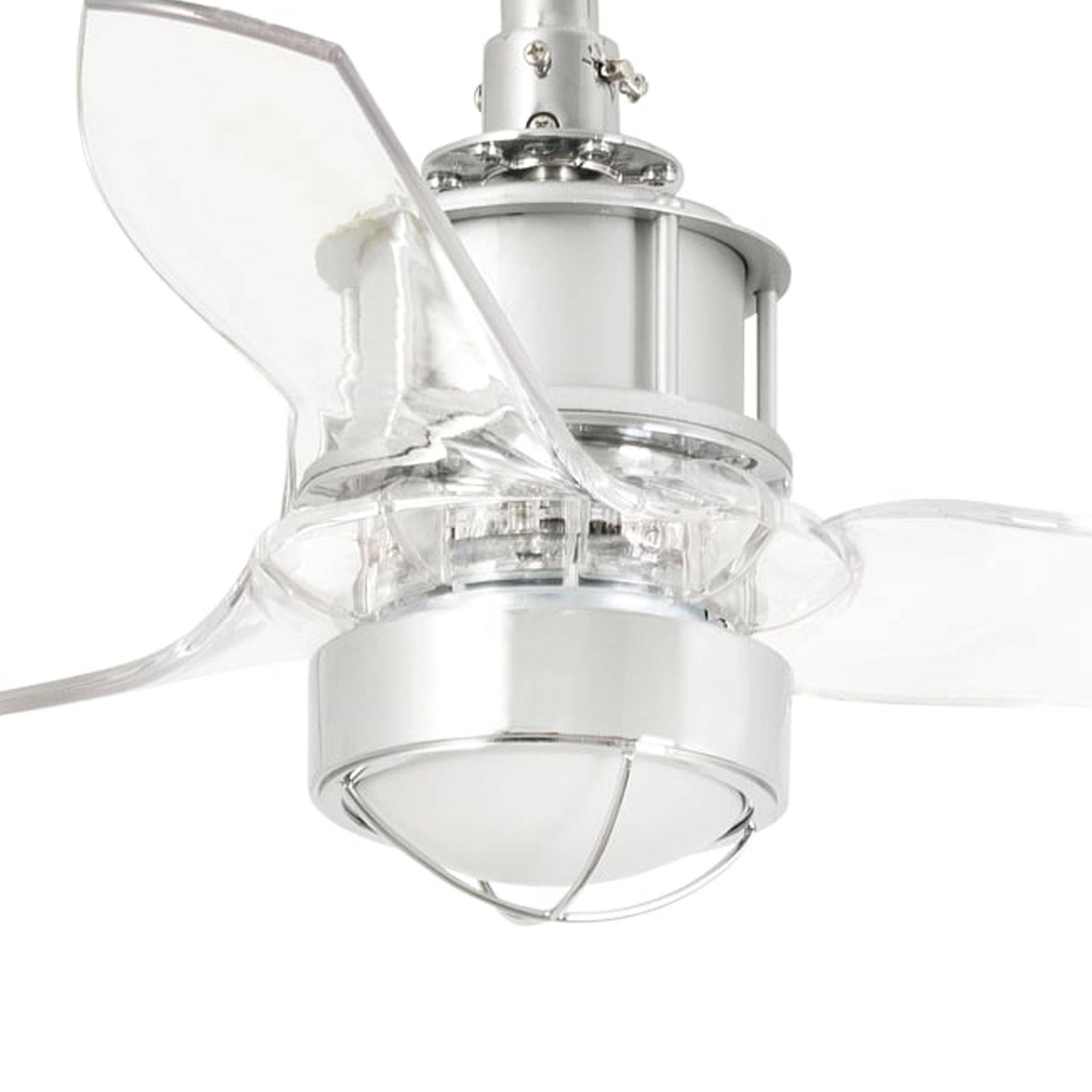 Kit lumineux argente LED pour ventilateurs de plafond 17W 3000K 600lm - Image 2