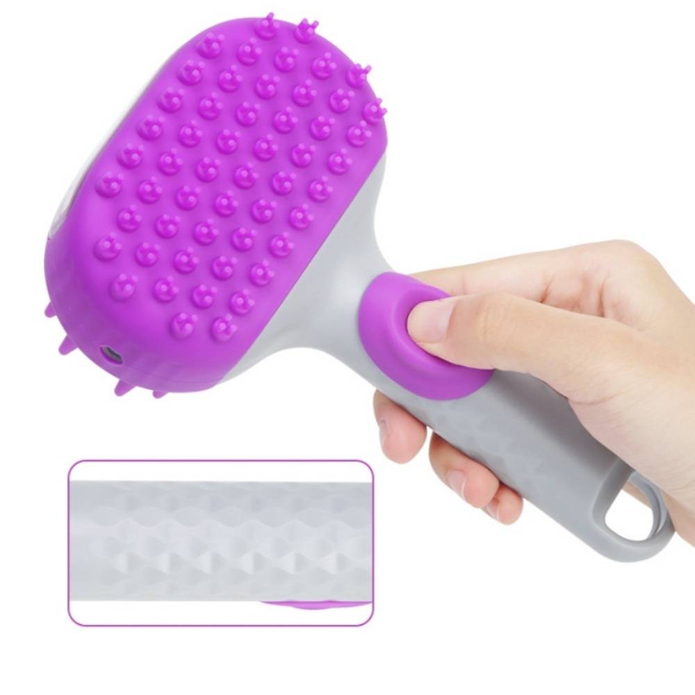 IntiMeg - Brosse de bain en silicone pour chien Violet IntiMeg - Image 5