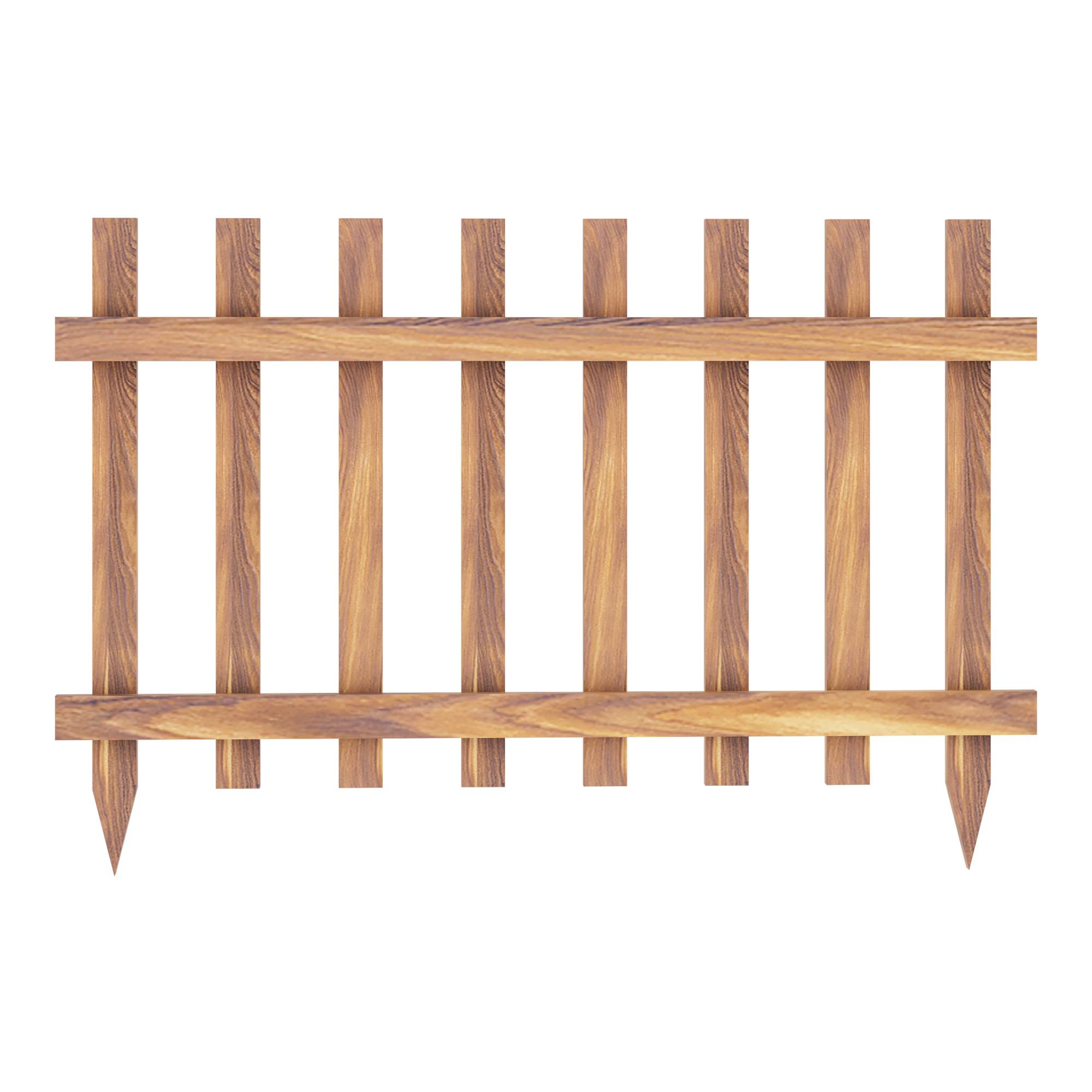 Set de 2 bordures de jardin Bindow en bois 100 x 75 cm [en.casa] - Image 4