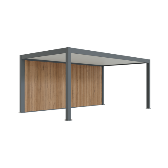 Carport Aluminium 330 x 563 cm PRESTON - 20 m2 - Hauteur : 255 - 1 Voiture - Abri Voiture Autoportant - Sans Déclaration Travaux - Image 4