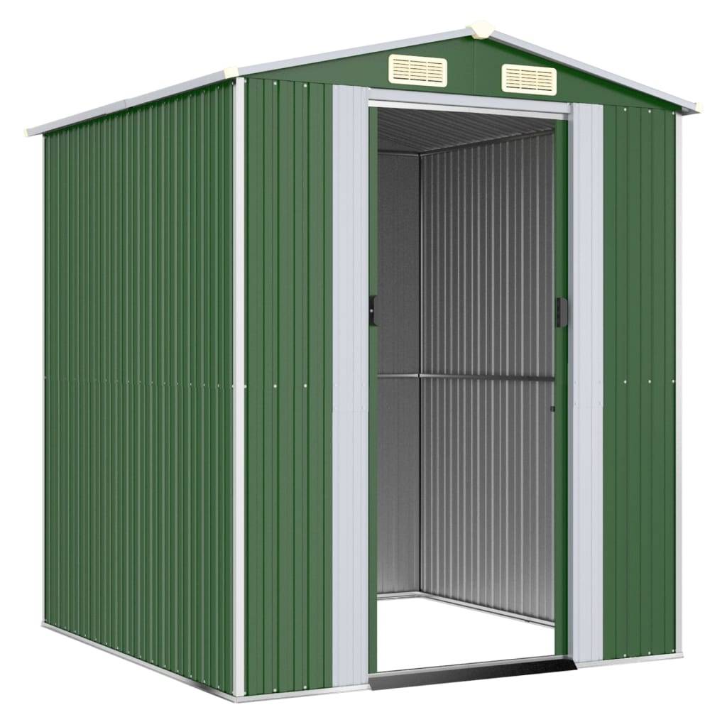 Vidaxl - Abri de jardin Vert 192x191x223 cm Acier galvanisé vidaXL 3147427 - Image 8