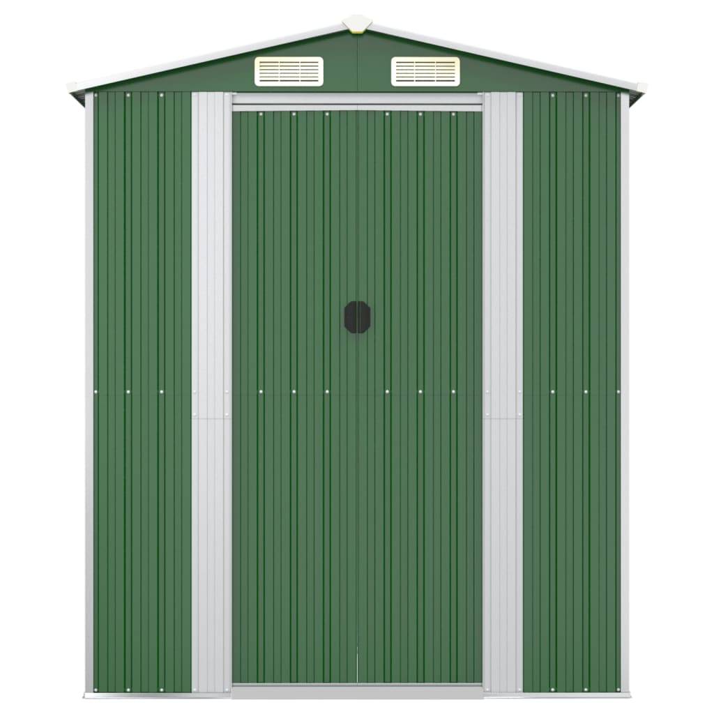 Vidaxl - Abri de jardin Vert 192x191x223 cm Acier galvanisé 3.7m² vidaXL 3147427 - Image 5