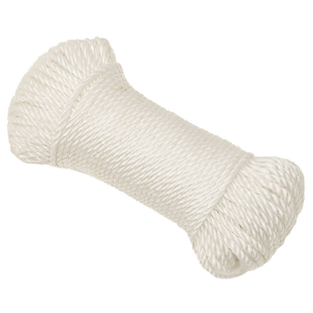 Corde de travail Blanc 8 mm 25 m polypropylène Maison Chic - Image 1