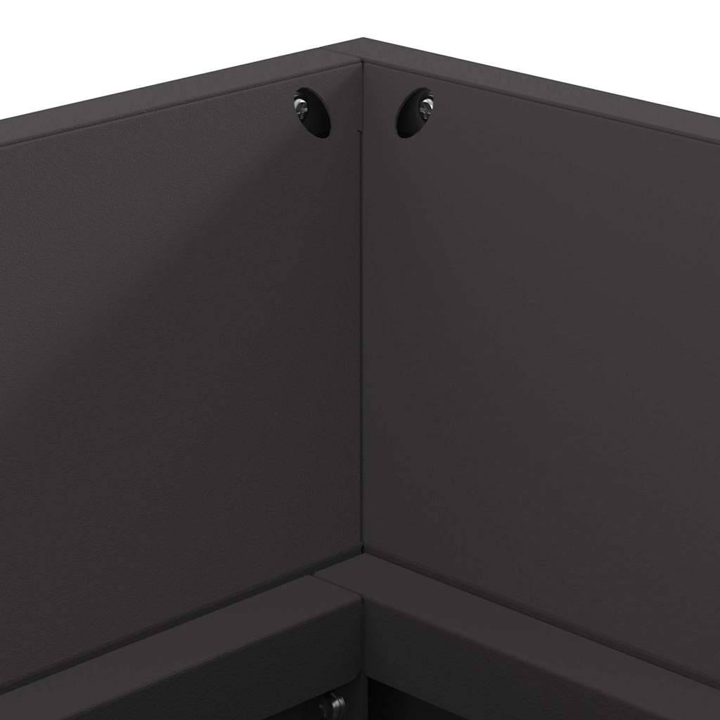 ComfortXL - Brasero rectangulaire Acier avec range-bûches pour jardin terrasse Noir – ComfortXL Outdoor Living - Image 7