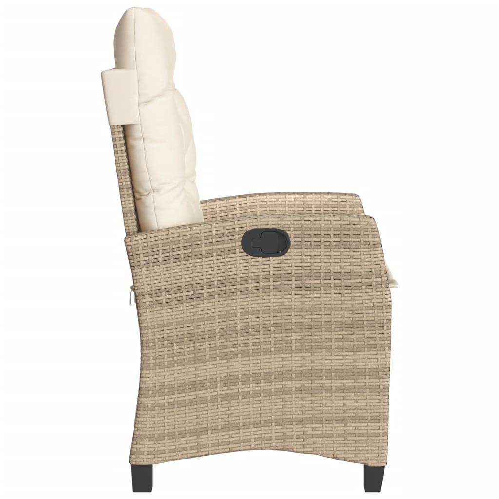 Prolenta Premium - Chaises de jardin rotin beige  57 x 66 x 93 cm  - Prolenta premium p381.1 - Image 3