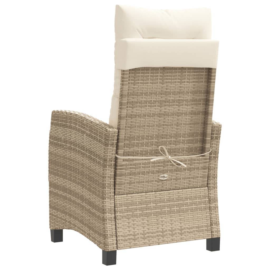 Prolenta Premium - Chaises de jardin rotin beige  57 x 66 x 93 cm  - Prolenta premium p381.1 - Image 4