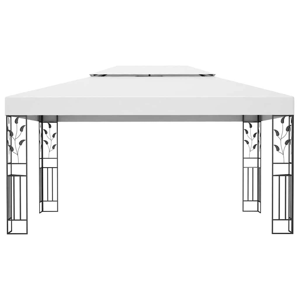 Tonnelle Aluminium Blanc avec LED 3 x 4 x 2.73 m - PANGIVO - Image 4