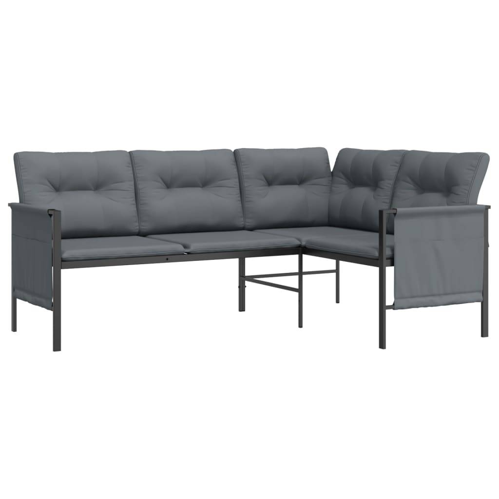Vidaxl - Salon de jardin 2 pcs anthracite acier vidaXL 362810 - Image 8