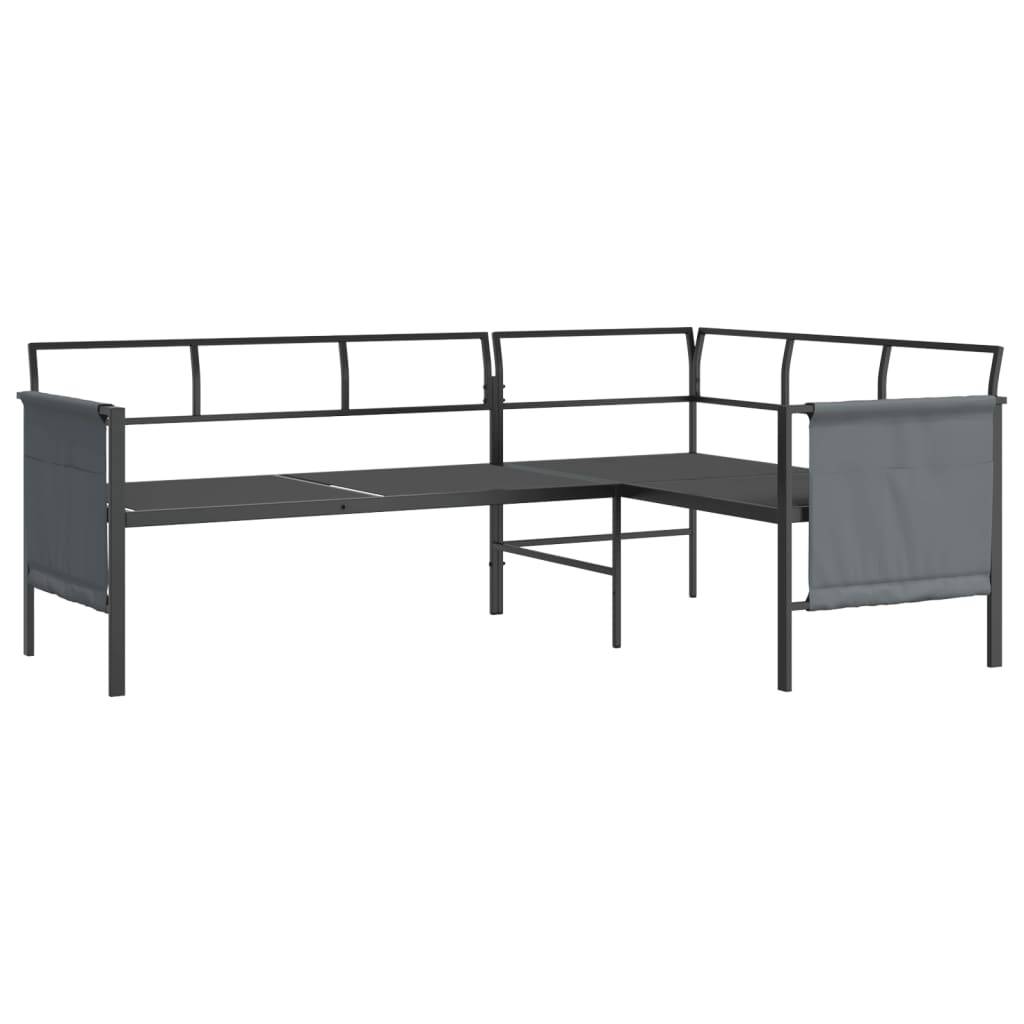 Vidaxl - Salon de jardin 2 pcs anthracite acier vidaXL 362810 - Image 6