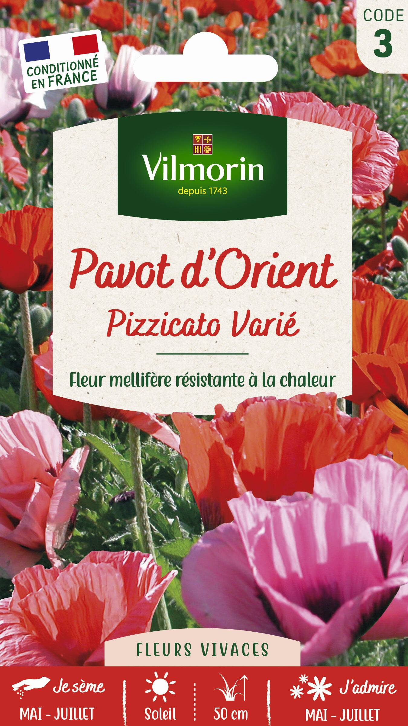 Vilmorin - Vilmorin - Graines de Pavot Pizzicato Varié - 1 g