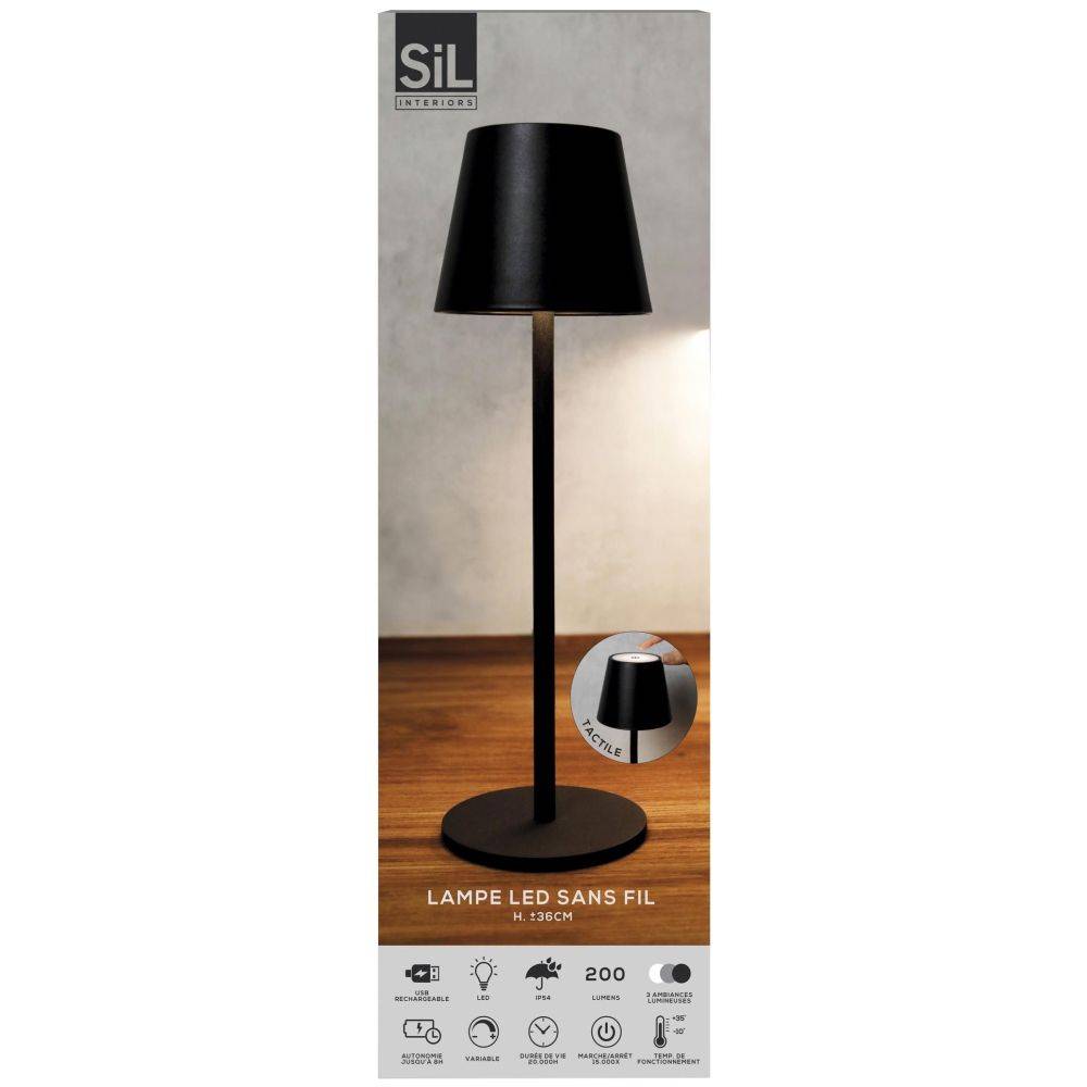 Sil - Lampe à poser tactile LED 11 x 36 cm - Image 2