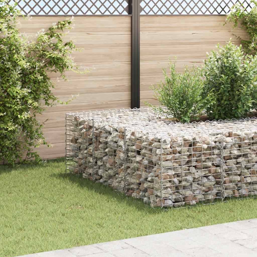 Vidaxl - Lit surélevé cube à gabion Fil d'acier 60x60x60 cm vidaXL 145651 - Image 1