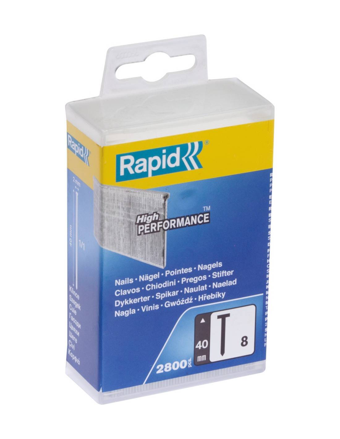 Rapid - Pointes Galvanisées Rapid Résistance Corrosion, Fixation Durable - Rapid - Image 1