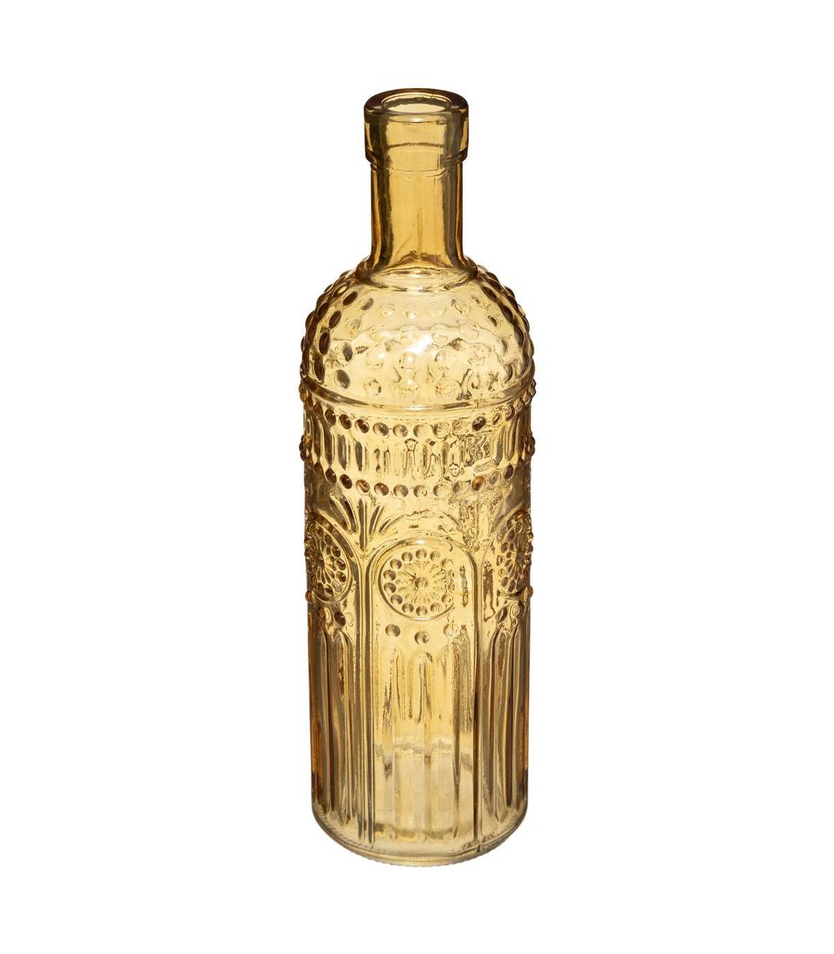 Lot de 3 Vases Bouteille en Verre coloré H 24,5 cm - Image 5