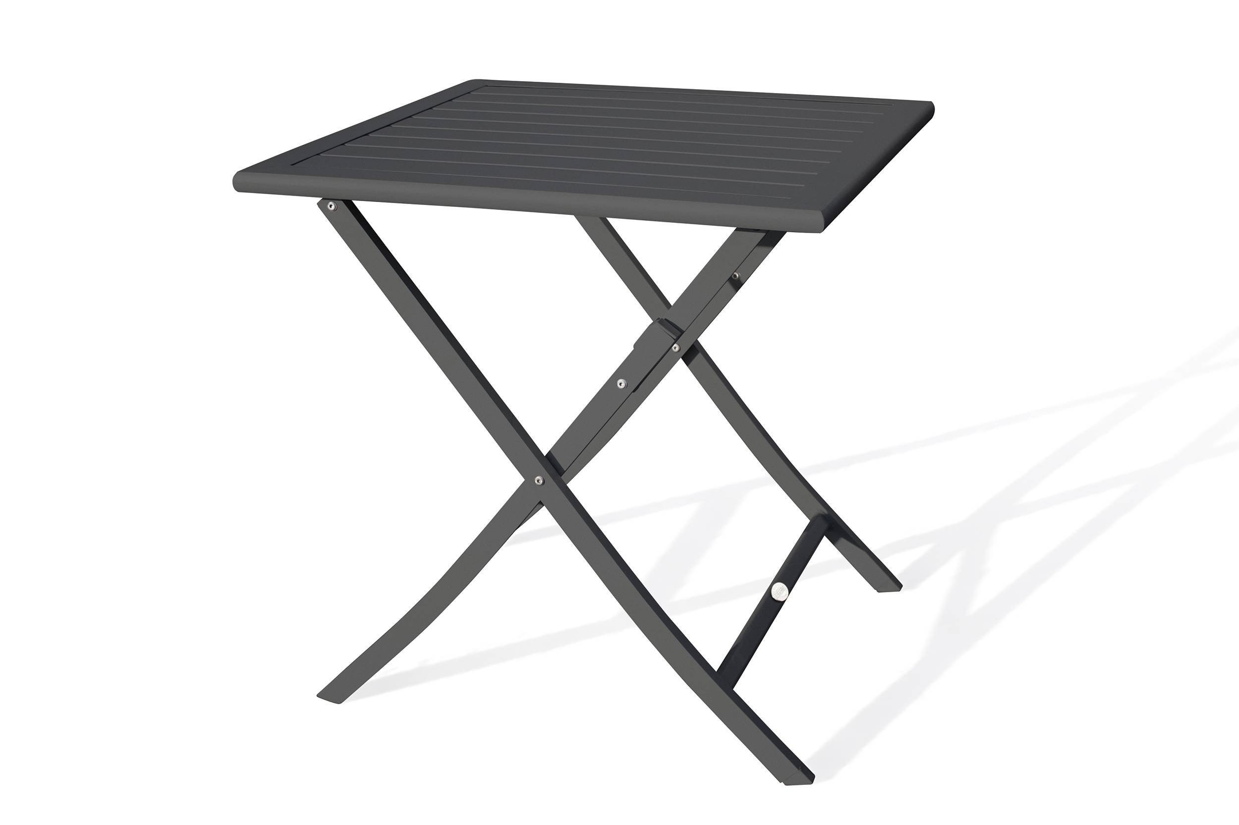 City Garden - Table de jardin pliante en aluminium  - Gris anthracite - MARIUS - Image 5