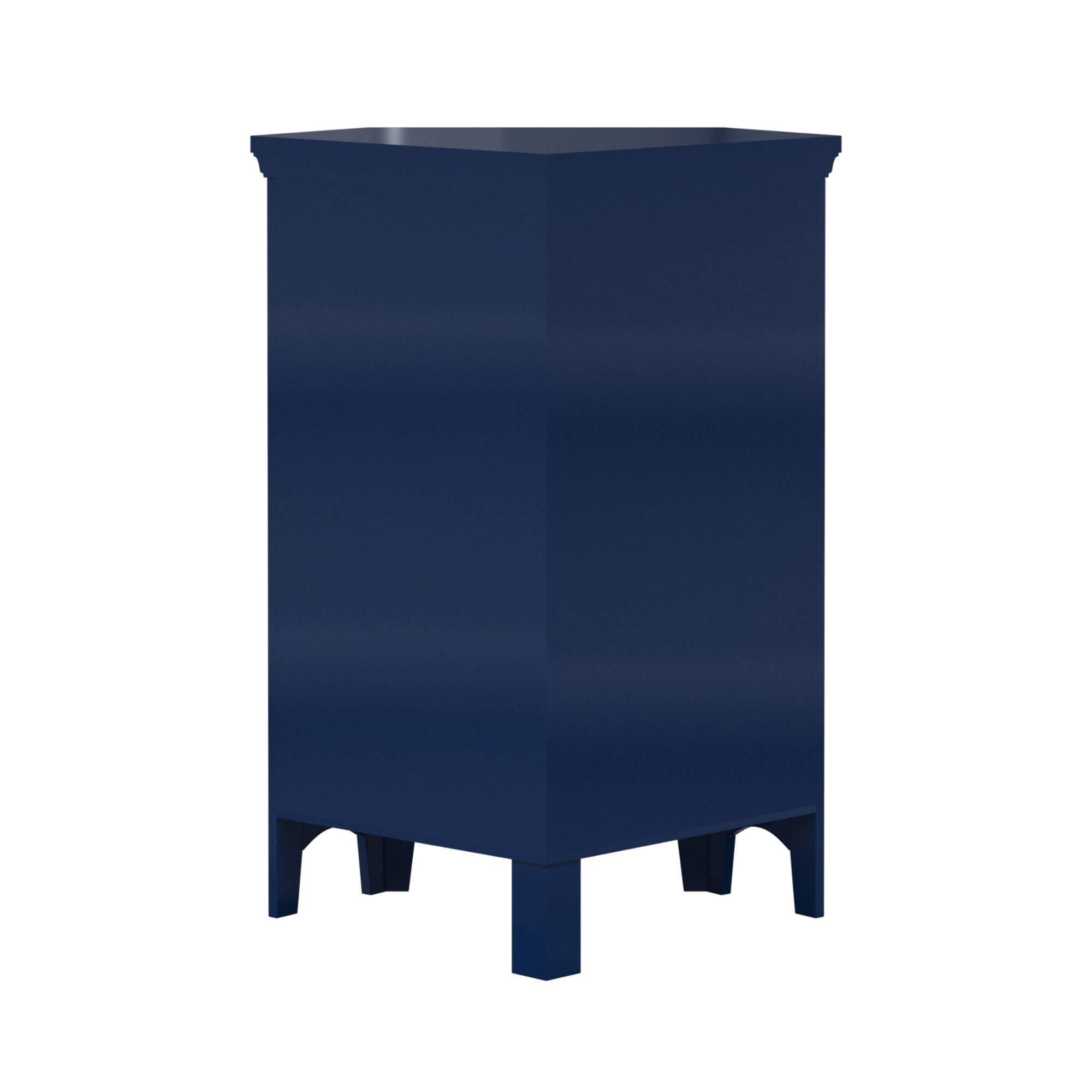 Teamson Home - Meuble de rangement sur pied effet bois bleu porte persienne Teamson Home - Image 5