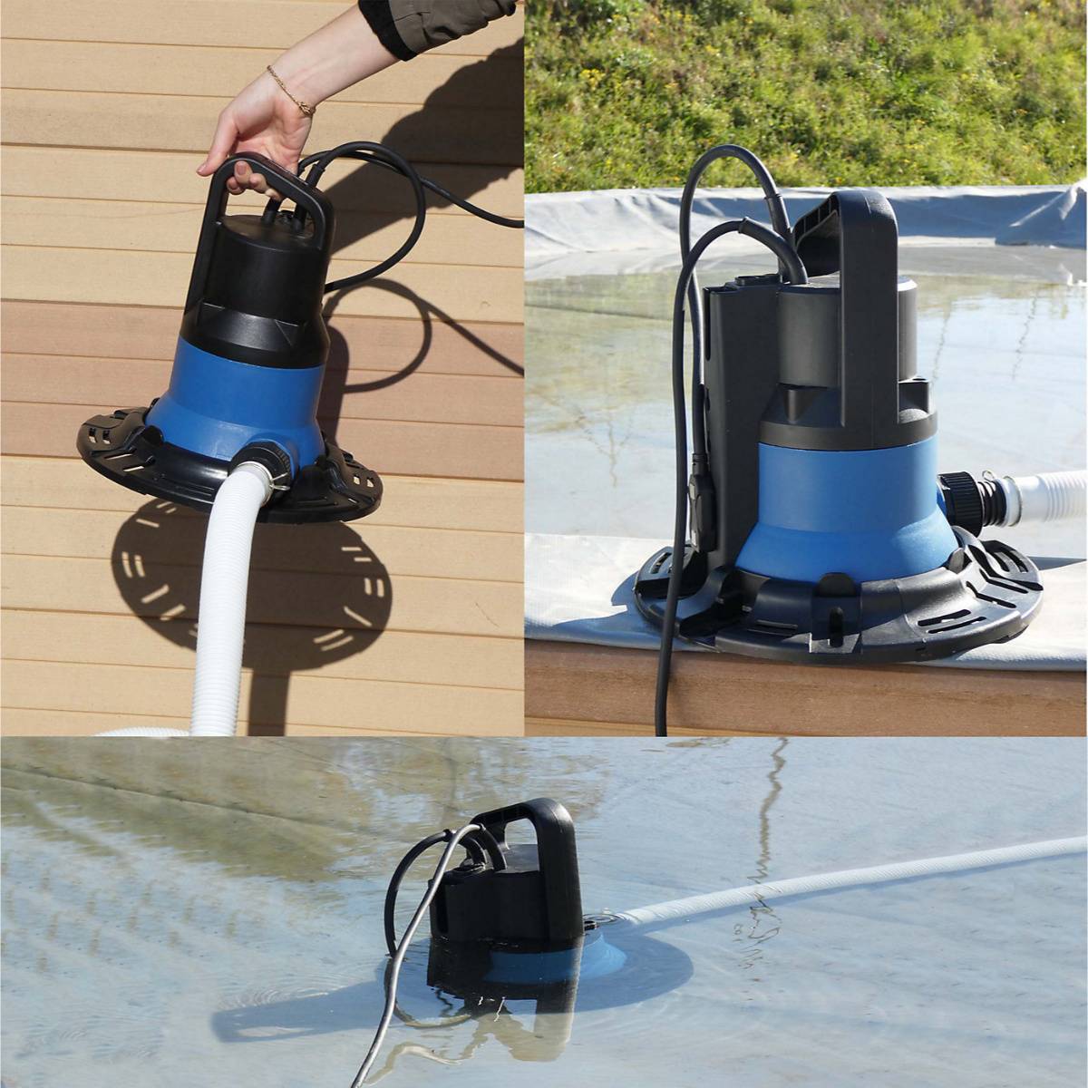 Pompe vide-cave submersible 5500l/h 107971 Edg - Image 2