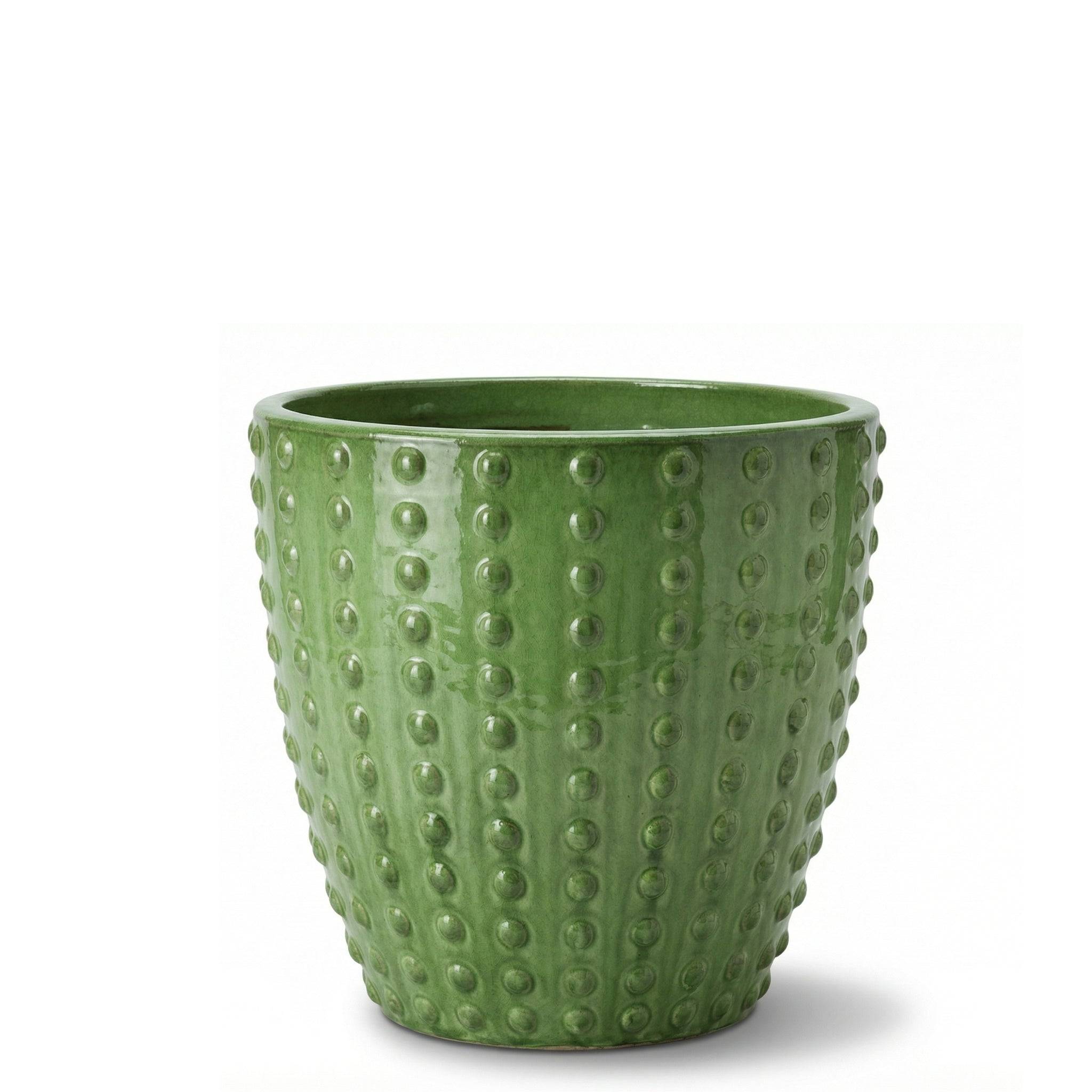 Pot ATTILA 30x29cm vert pomme - Image 1