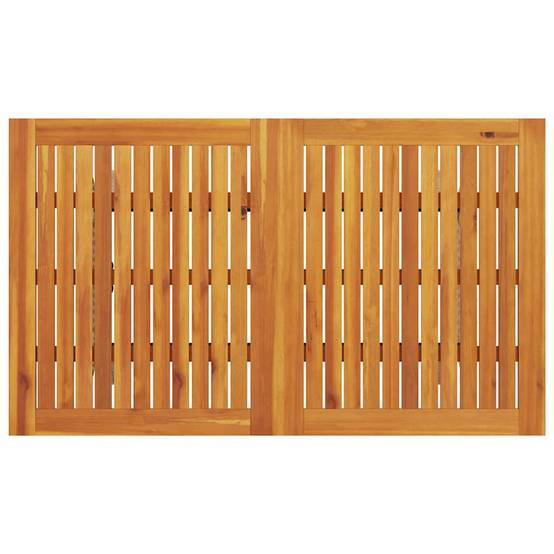 Ensemble Repas Jardin 3 Places Polyrotin Beige & Table Bois Acacia Style Naturel pour Terrasse Crème – ComfortXL Outdoor Living - Image 9