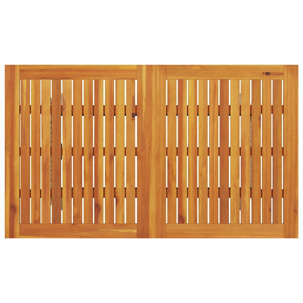 Ensemble Repas Jardin 3 Places Polyrotin Beige & Table Bois Acacia Style Naturel pour Terrasse Crème – ComfortXL Outdoor Living - Image 9