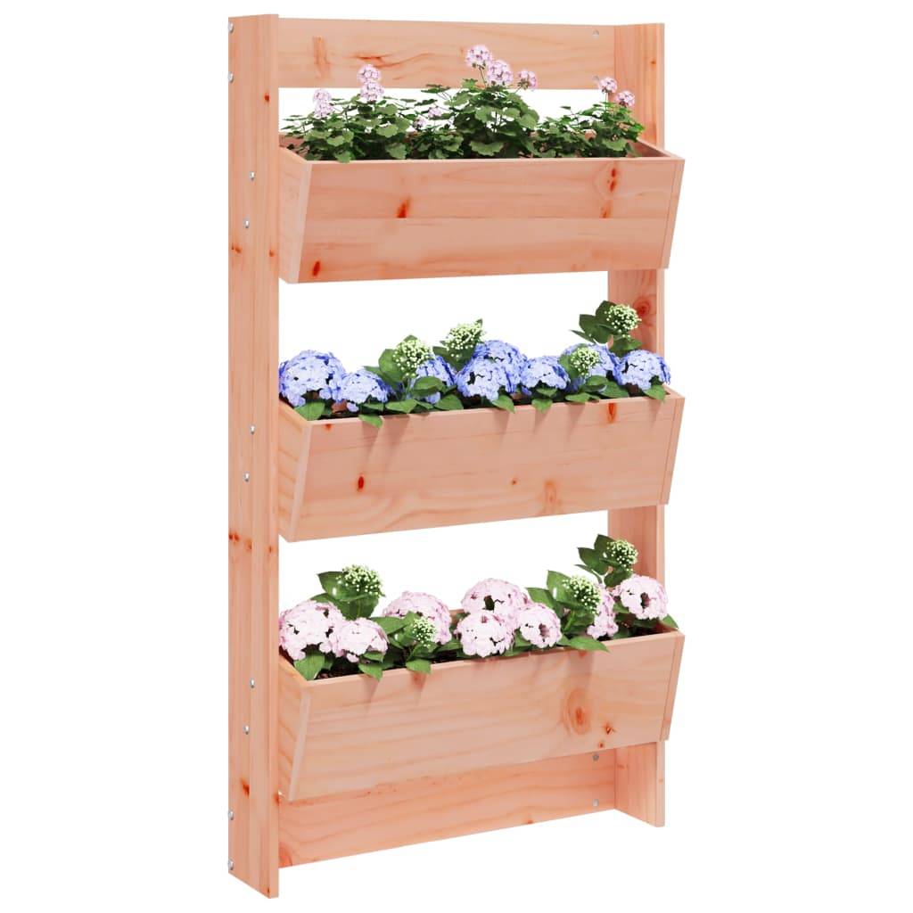 Vidaxl - Jardinière murale 3 niveaux 60x18,5x110 cm bois douglas massif vidaXL 825119 - Image 1