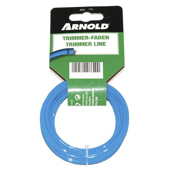 Arnold - Fil de coupe-bordure carré en nylon 1,3 mm × 15 m Arnold