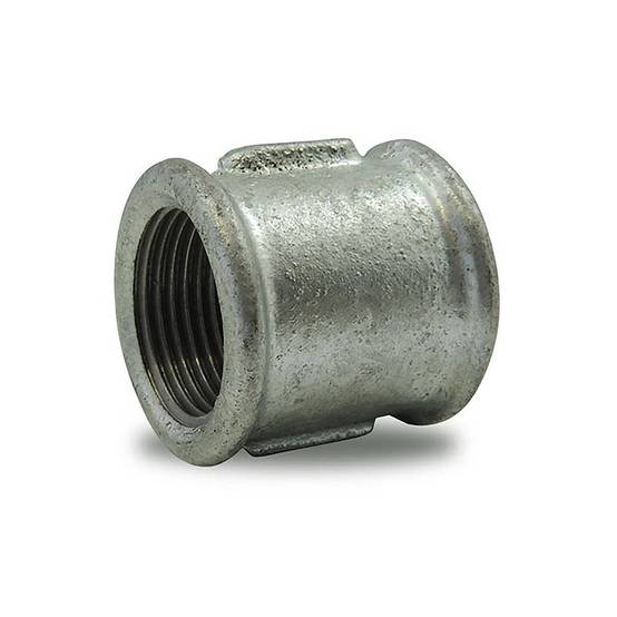 Mamelon femelle/femelle en fonte malléable galvanisé - 1/2'' - Image 1