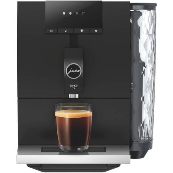 Machine a Cafe  Expresso broyeur - JURA - ENA 4 - 1450 W - 125 g - 1,1 L - 4 spécialités - Noir brillant - Image 1