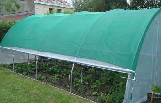 Filet d'ombrage pour serre tunnel de jardin - 4 à 4,5 m de large - longueur 7,5 m - LES SERRES TONNEAU - Image 5