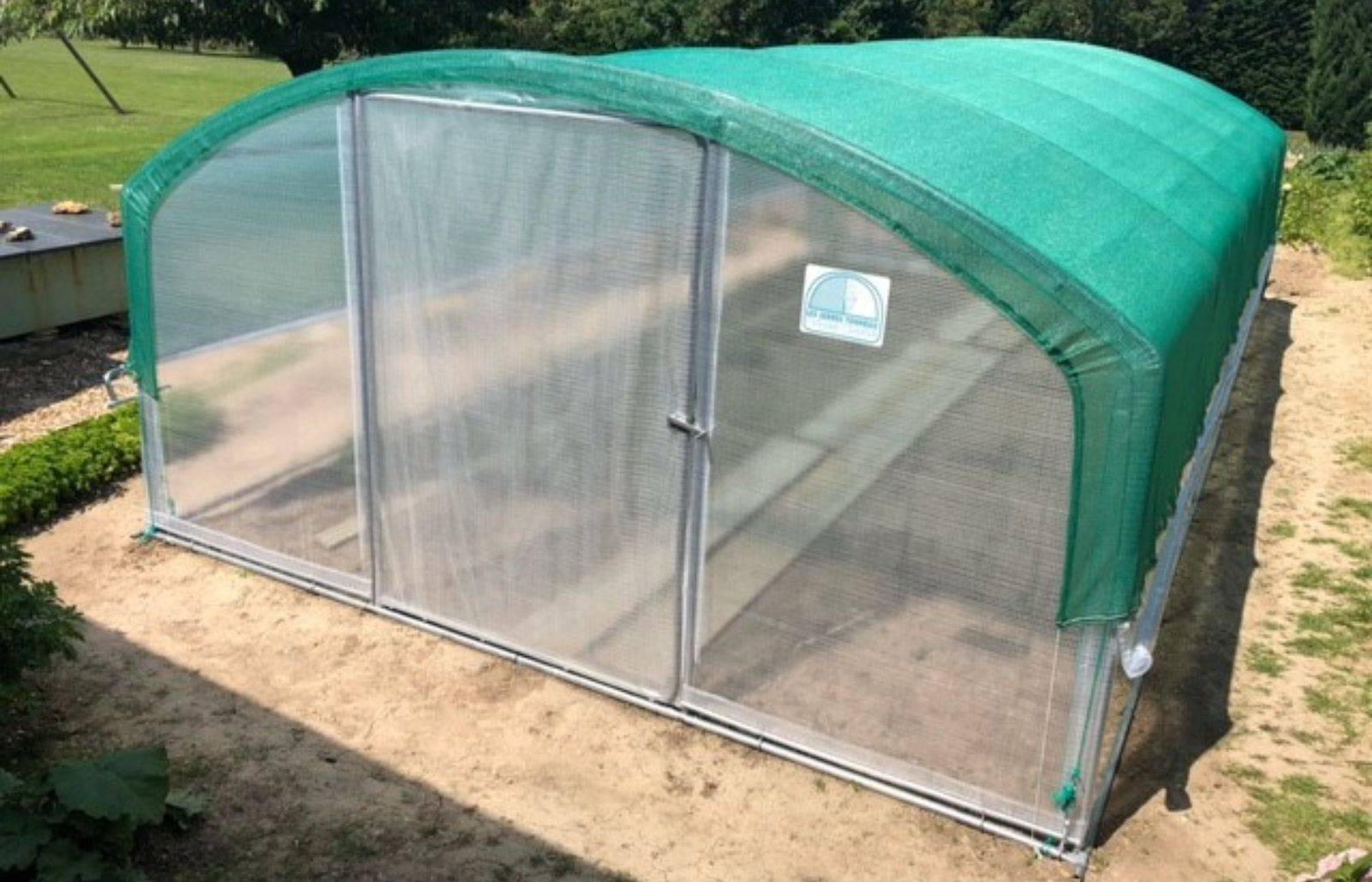Filet d'ombrage pour serre tunnel de jardin - 4 à 4,5 m de large - longueur 7,5 m - LES SERRES TONNEAU - Image 2