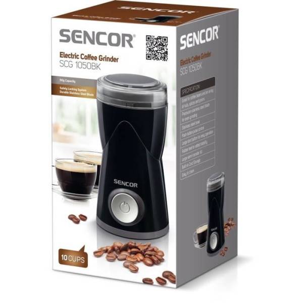Moulin a Cafe - Cafetiere électrique - SENCOR - SCG 1050BK - 150 W ...