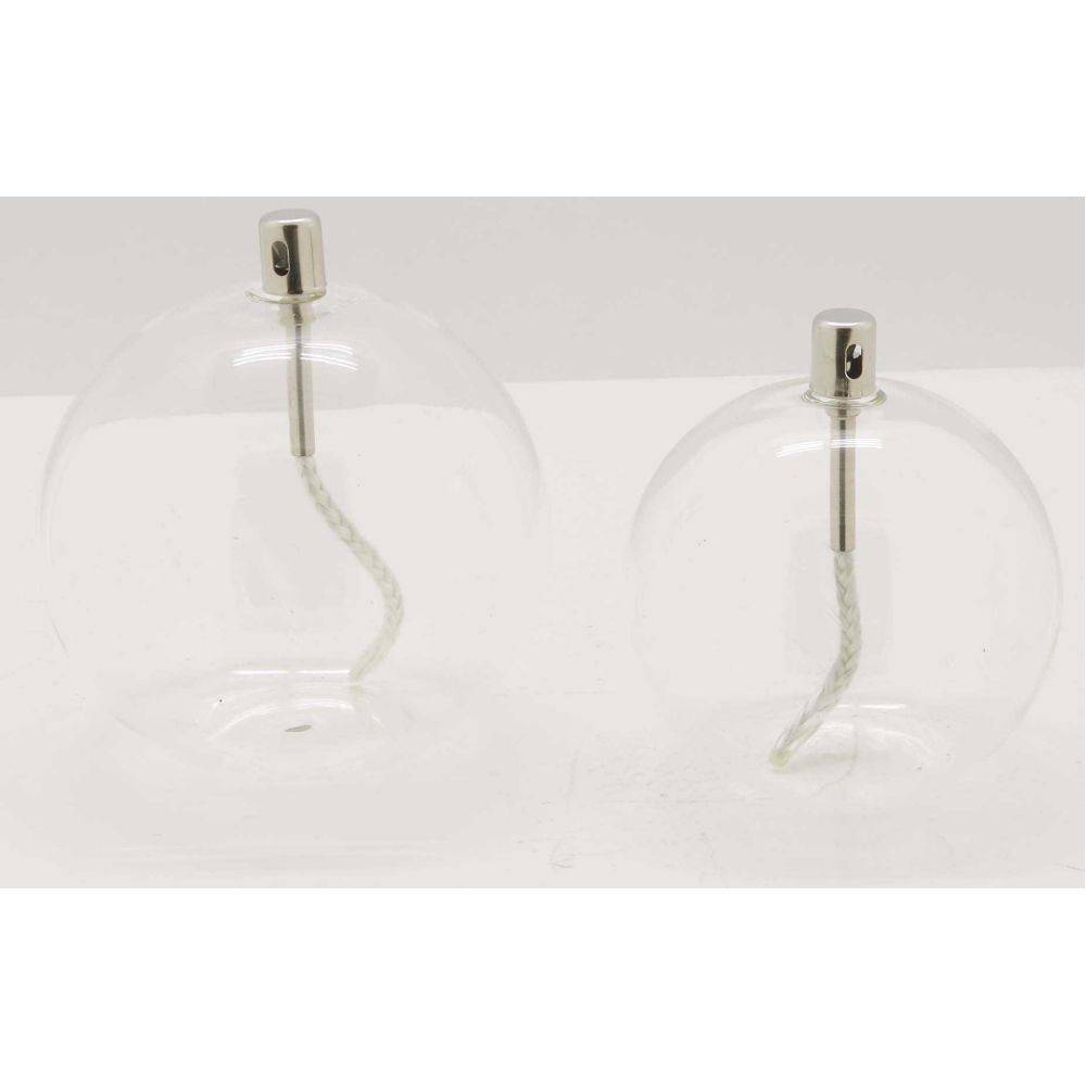 Bazardeluxe - Lampe à huile en verre Sphere 11 x 12 cm - Image 4