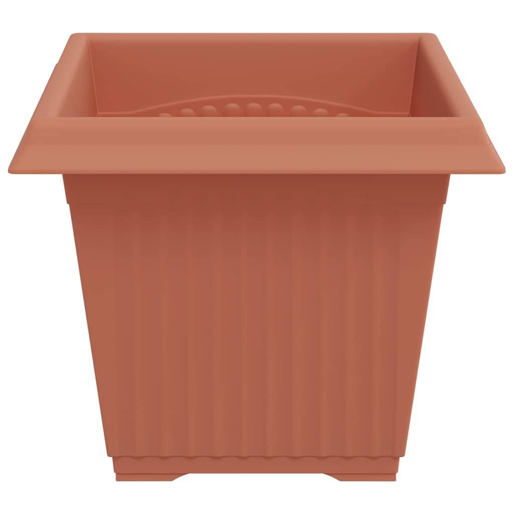 Pot de Fleurs Carré 24 pcs | Bac à fleurs Rouge brique 43 x 43 x 33.5 cm - Image 6