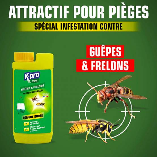 Attractif Guêpes Frelons 375gr - Image 2