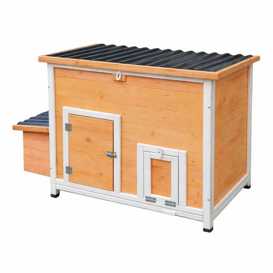 Poulailler Hefa+ en pin traité avec toit plastique - 6 poules - Image 5