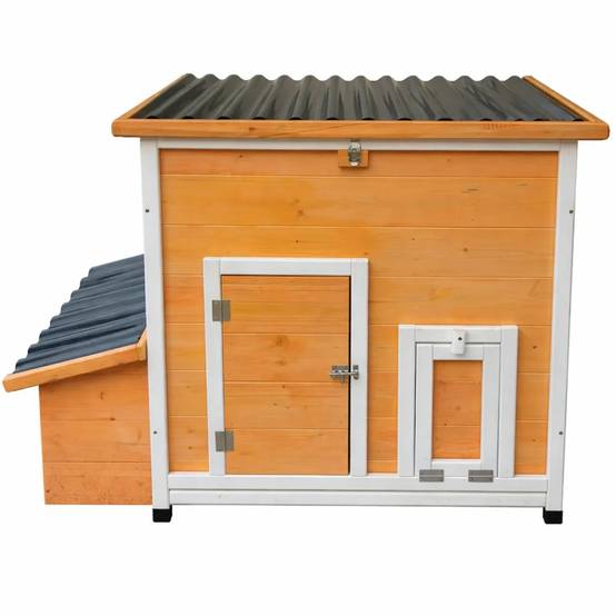 Poulailler Hefa+ en pin traité avec toit plastique - 6 poules - Image 2