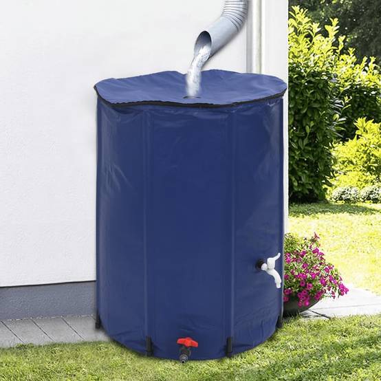 PANGIVO - Réservoir d'eau de pluie PVC bleu 100 x 100 x 100 cm - PANGIVO - Image 1