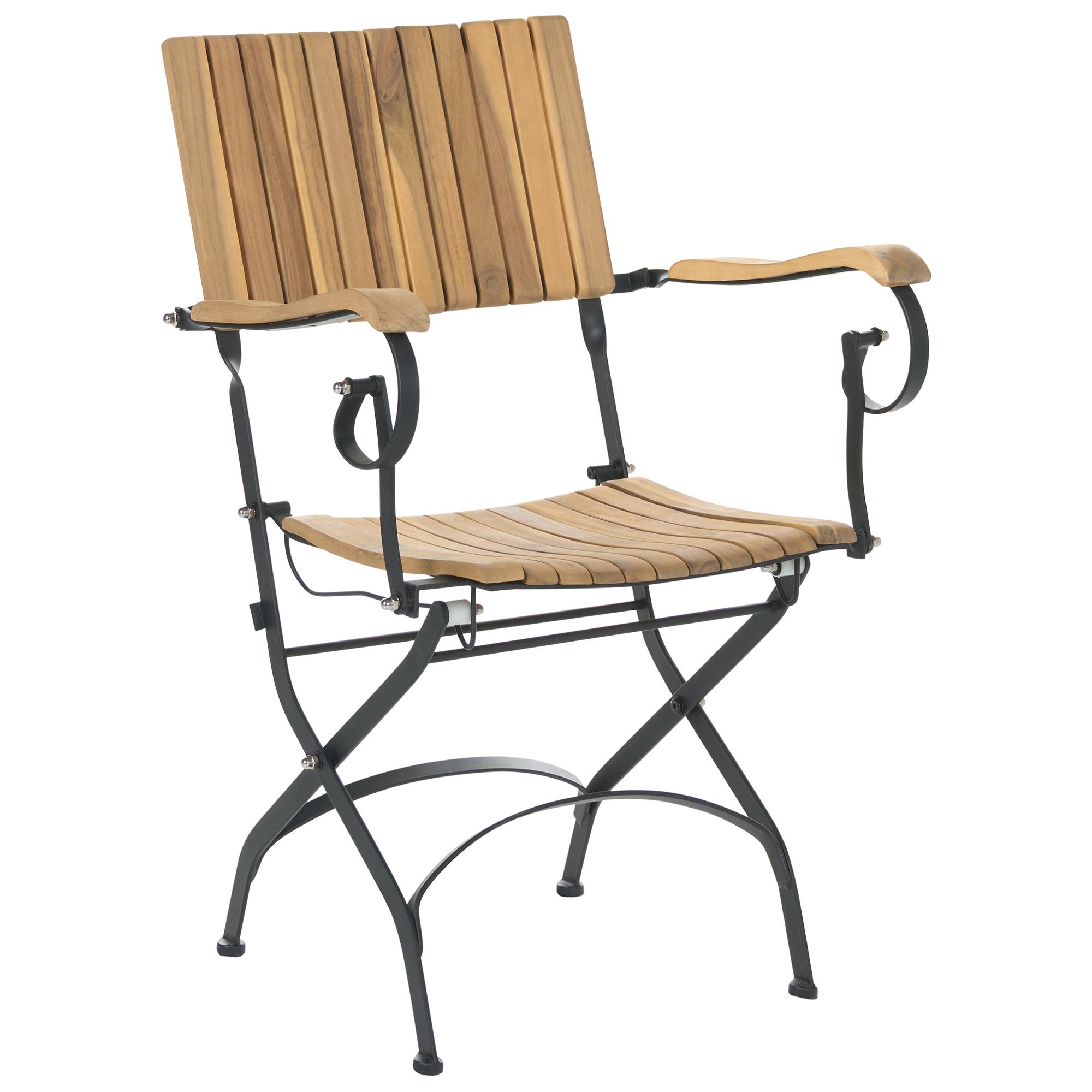 Chaise de salle à manger Acacia Marron clair LASCARI - Beliani - Image 3