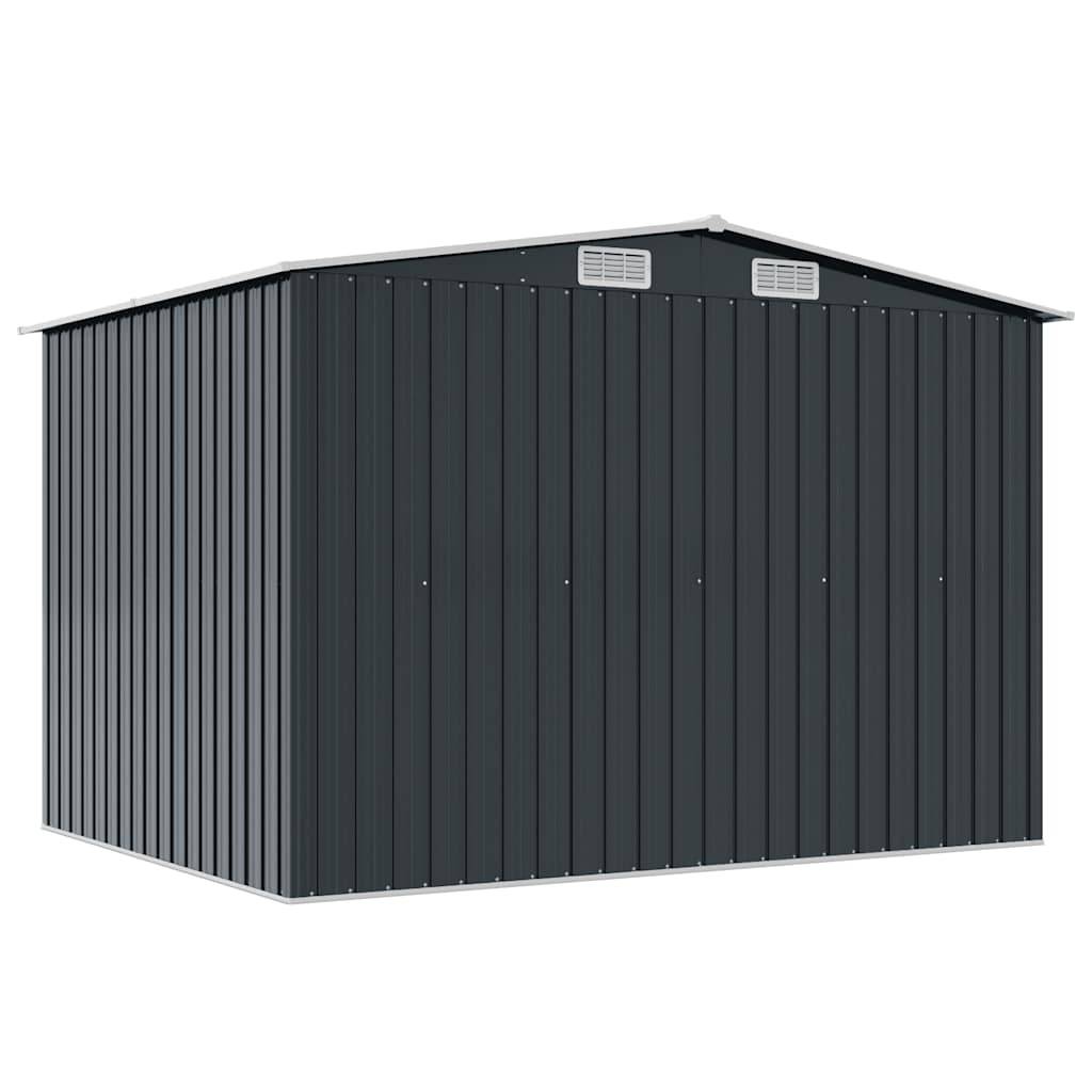 Vidaxl - Abri de jardin 5.27m² Anthracite Acier Galvanisé - 257x205x178 cm - vidaXL - Image 8